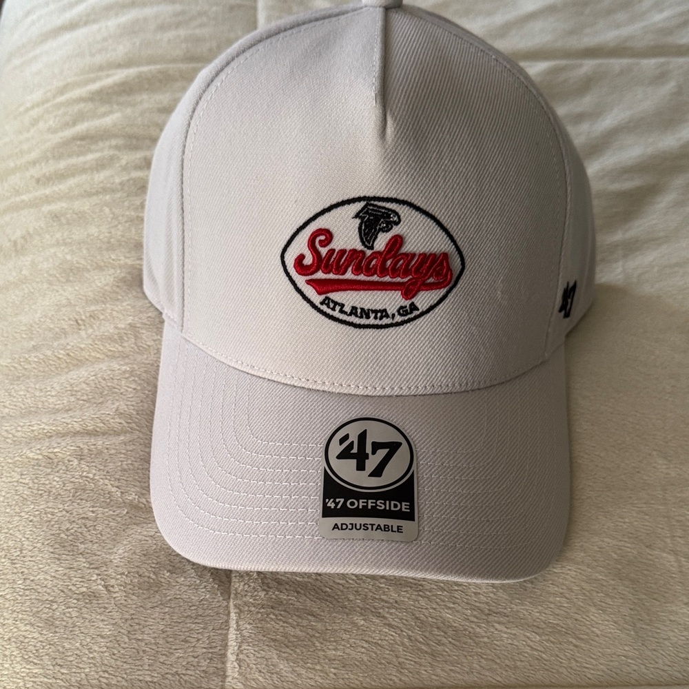 47 Atlanta Braves White Cap with Adjustable band New